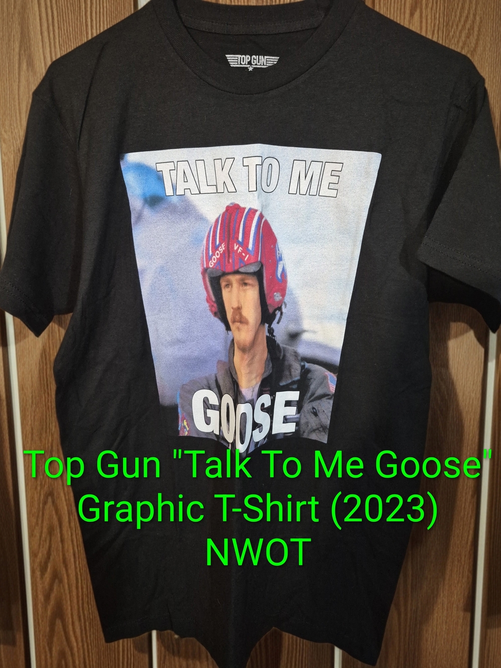 Top Gun "Talk To Me Goose" Men's Graphic T-Shirt Sz Med NWOT